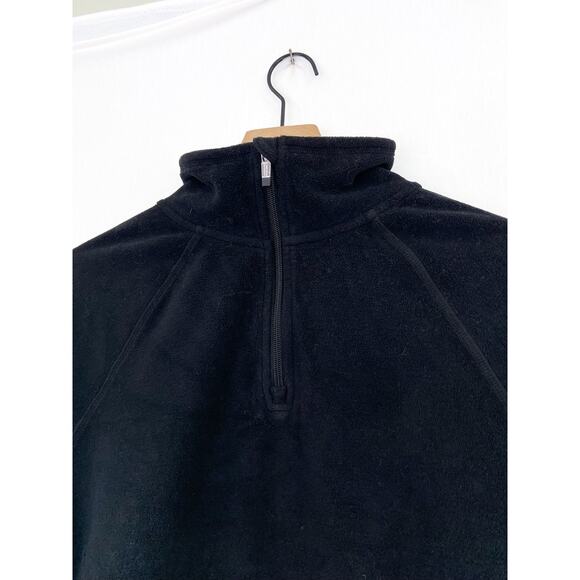 Calvin Klein Performance Black Fleece Cropped Athletic Jacket Medium Quarter Zip - Picture 5 of 8